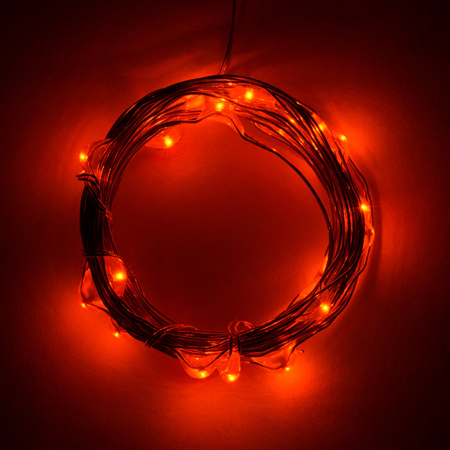 2.5m Orange LED Fairy String Lights for Decorative Lighting