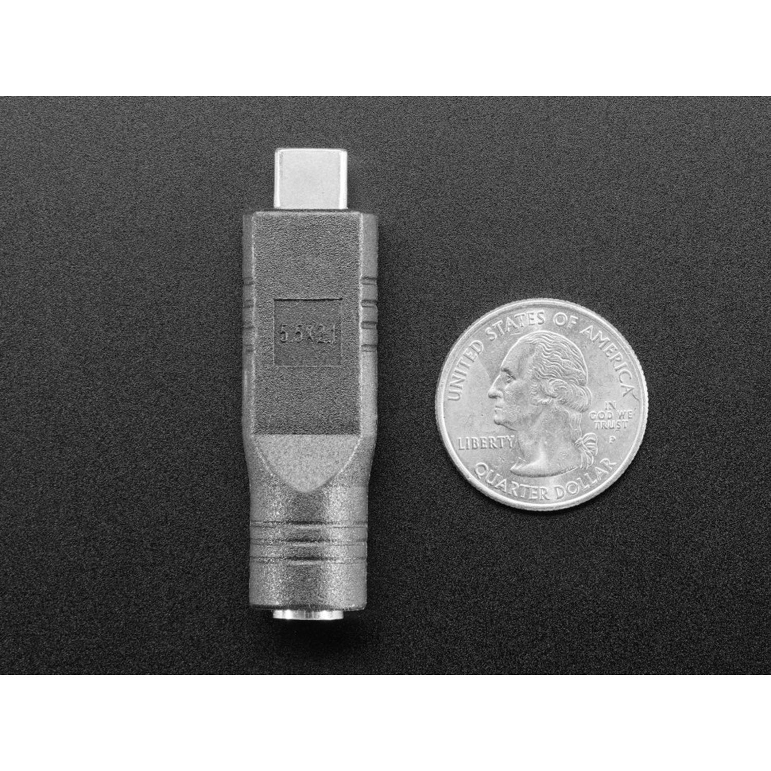 5VDC 2.1mm Barrel Jack to USB C Power Adapter for Common Devices