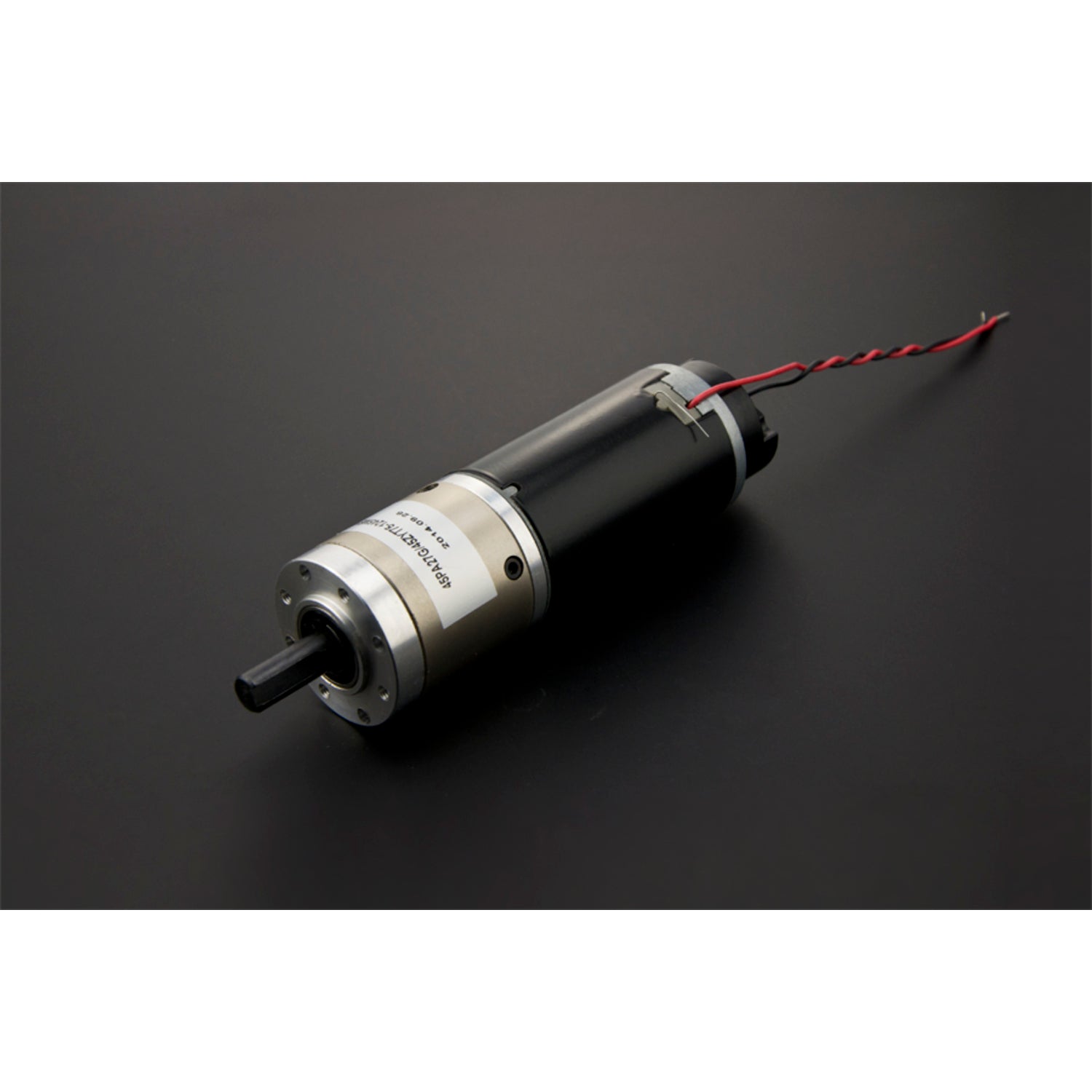 High-Torque 12V 168RPM Gear Motor with Two-Channel Hall Effect Encoder