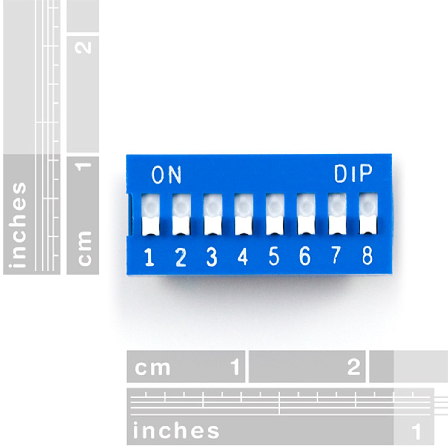 8-Position Dual In-line Package (DIP) Switch for General Control Applications