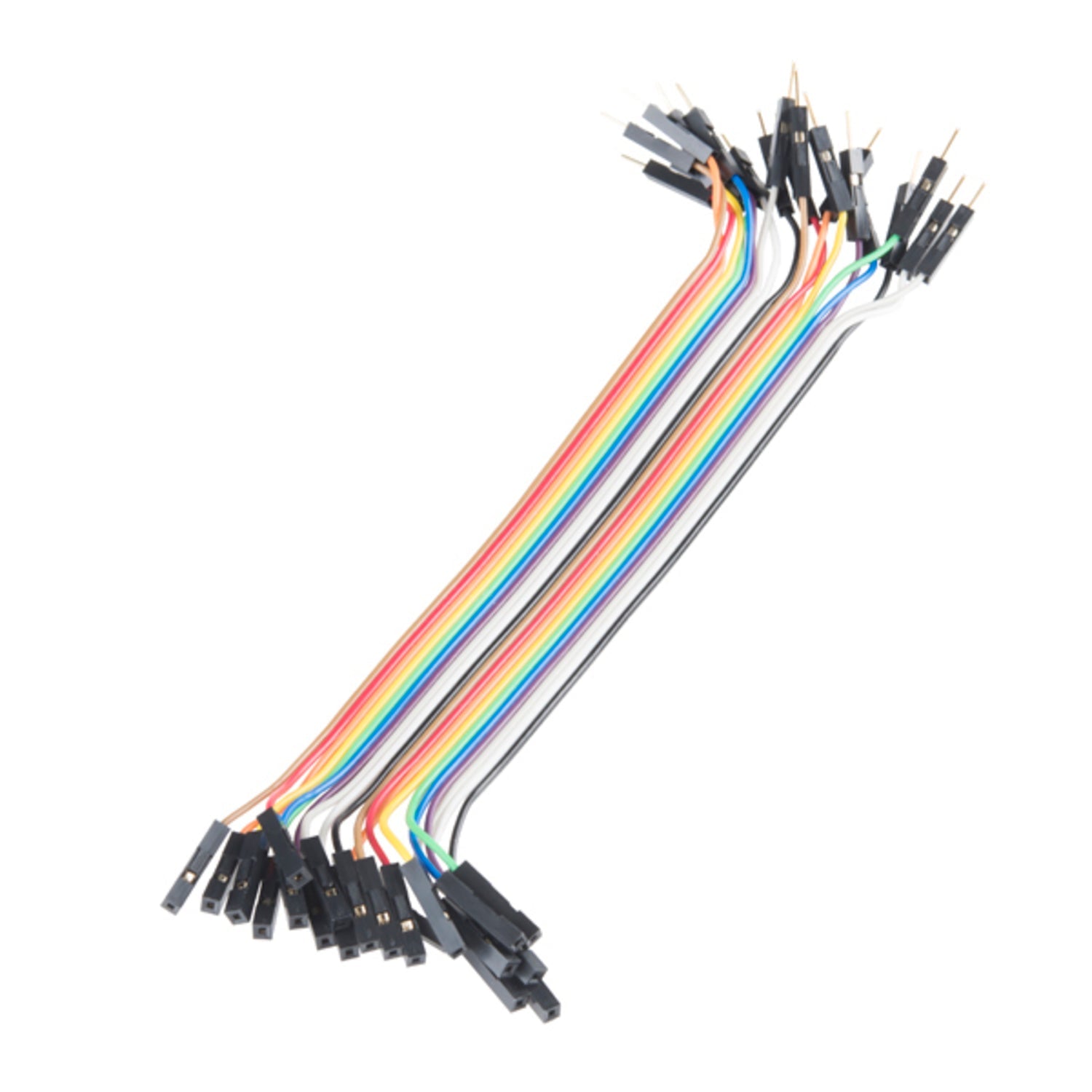 20-Pack 6-Foot Male-to-Female Connected Jumper Wires