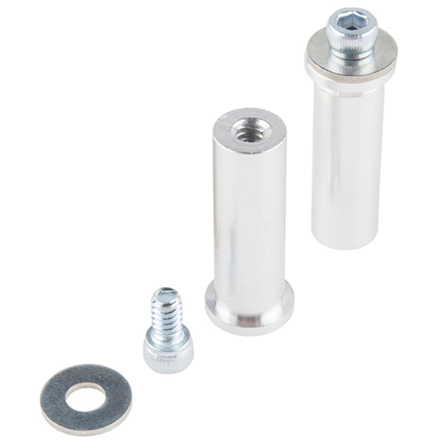 8mm Flanged Aluminum Standoff - 2 Pack with Accessories