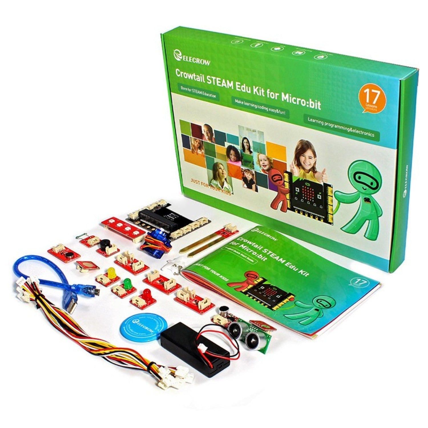 Crowtail STEAM Educational Kit for Micro:bit - Excluding the Micro:bit Board
