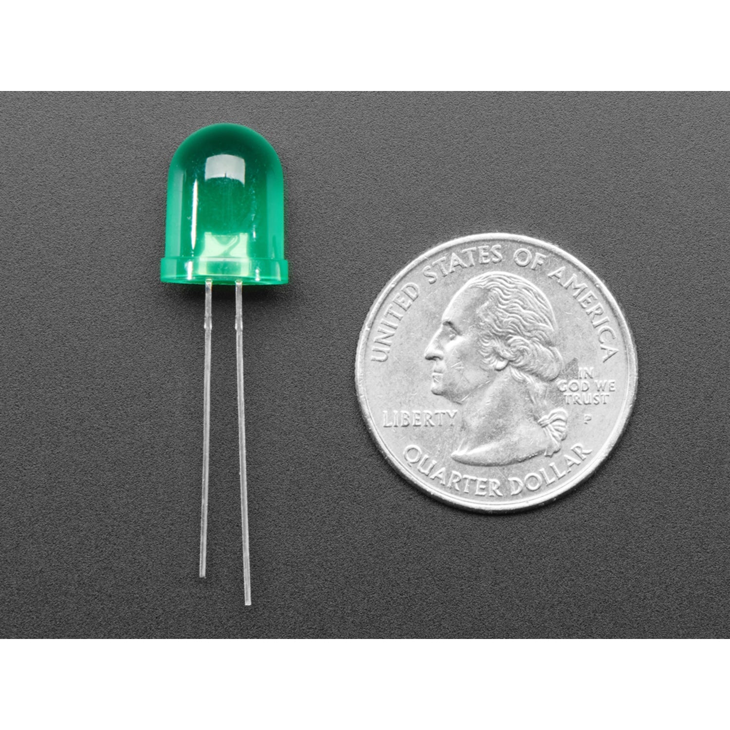 25-Piece Pack of 10mm Diffused LEDs with 5 LEDs in Each of 5 Distinct Colors