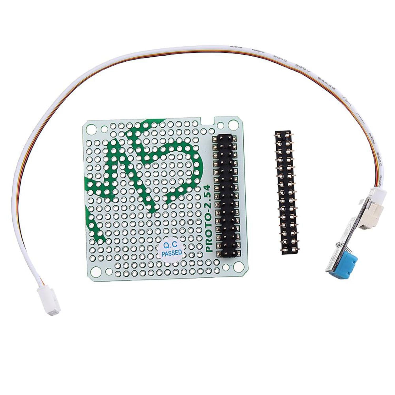 Experimental Prototyping Proto Board Set with DHT12 Bus Socket for Electronics Projects