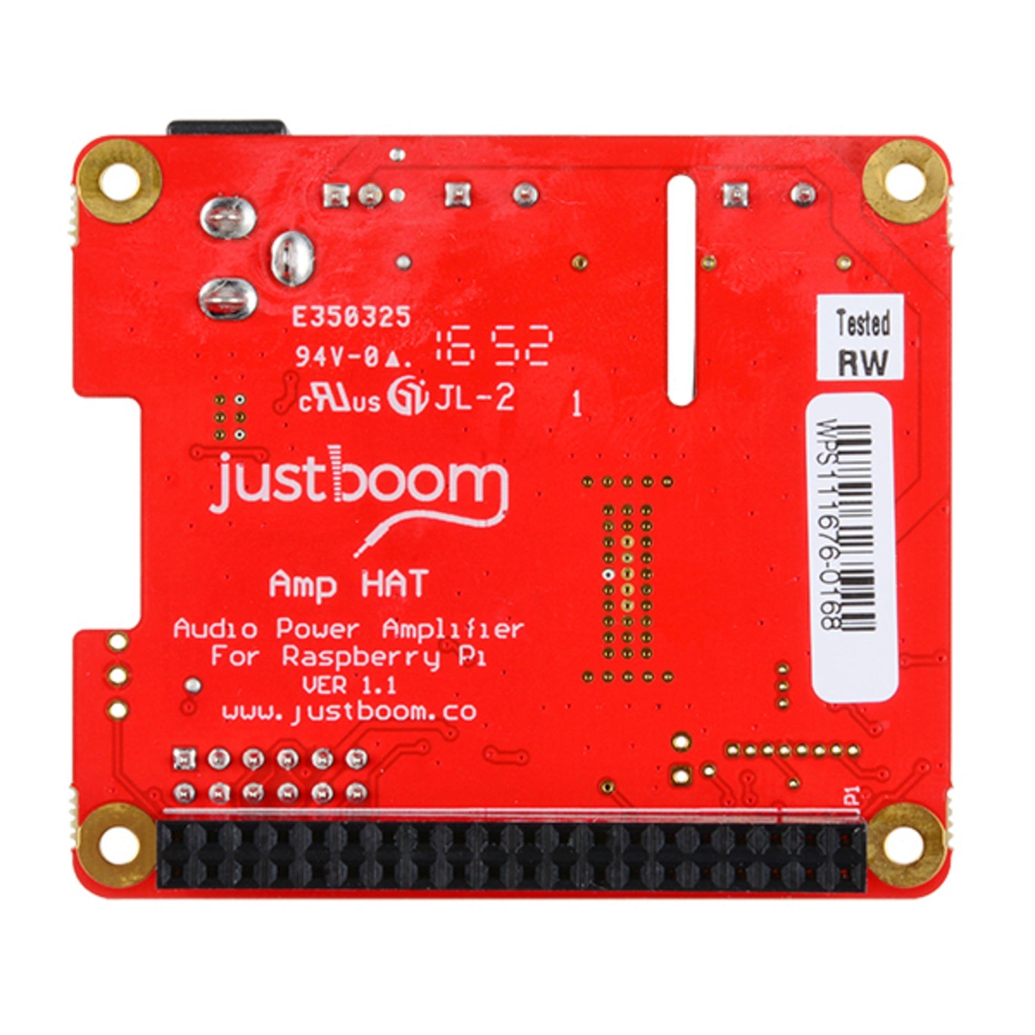 JustBoom High - Quality Plug - and - Play Amp HAT for Raspberry Pi