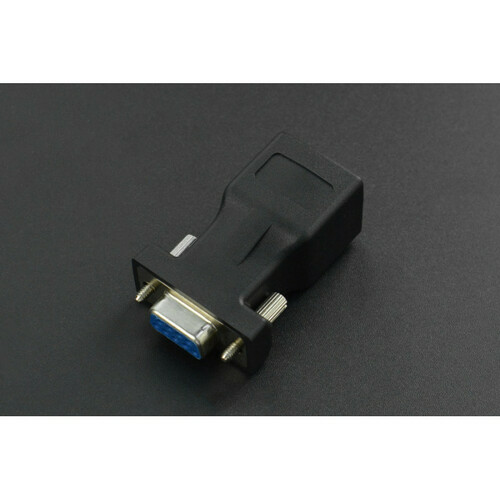 High - Performance Nickel - Plated DB9 Female to RJ45 Female Serial Adapter