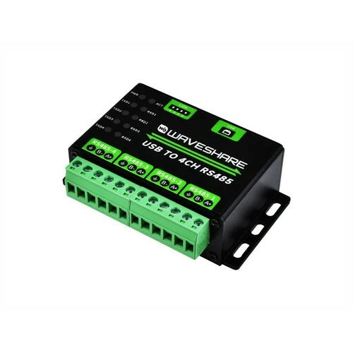 High - Performance Industrial USB to 4 - Channel RS485 Converter with Multiple Protection Circuits, Compatibility with Multiple Systems, and Durable Aluminium Alloy Case