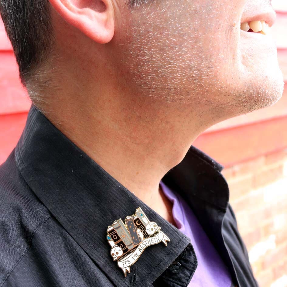 Limited Edition Colorful Gold - Backed Hard Enamel Aesthetic Lapel Pin