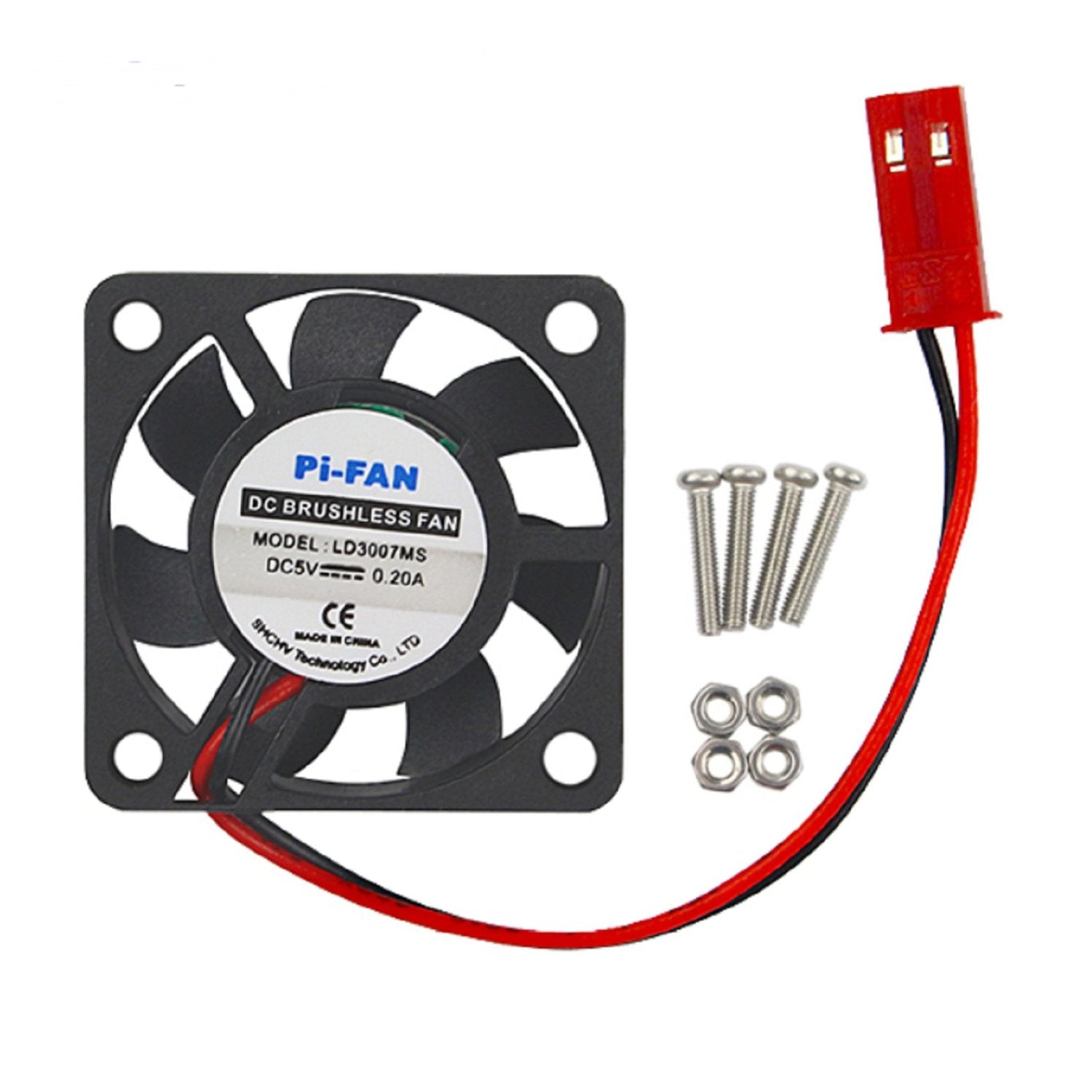 Miniature 5V Cooling Fan Specifically Designed for Raspberry Pi 4