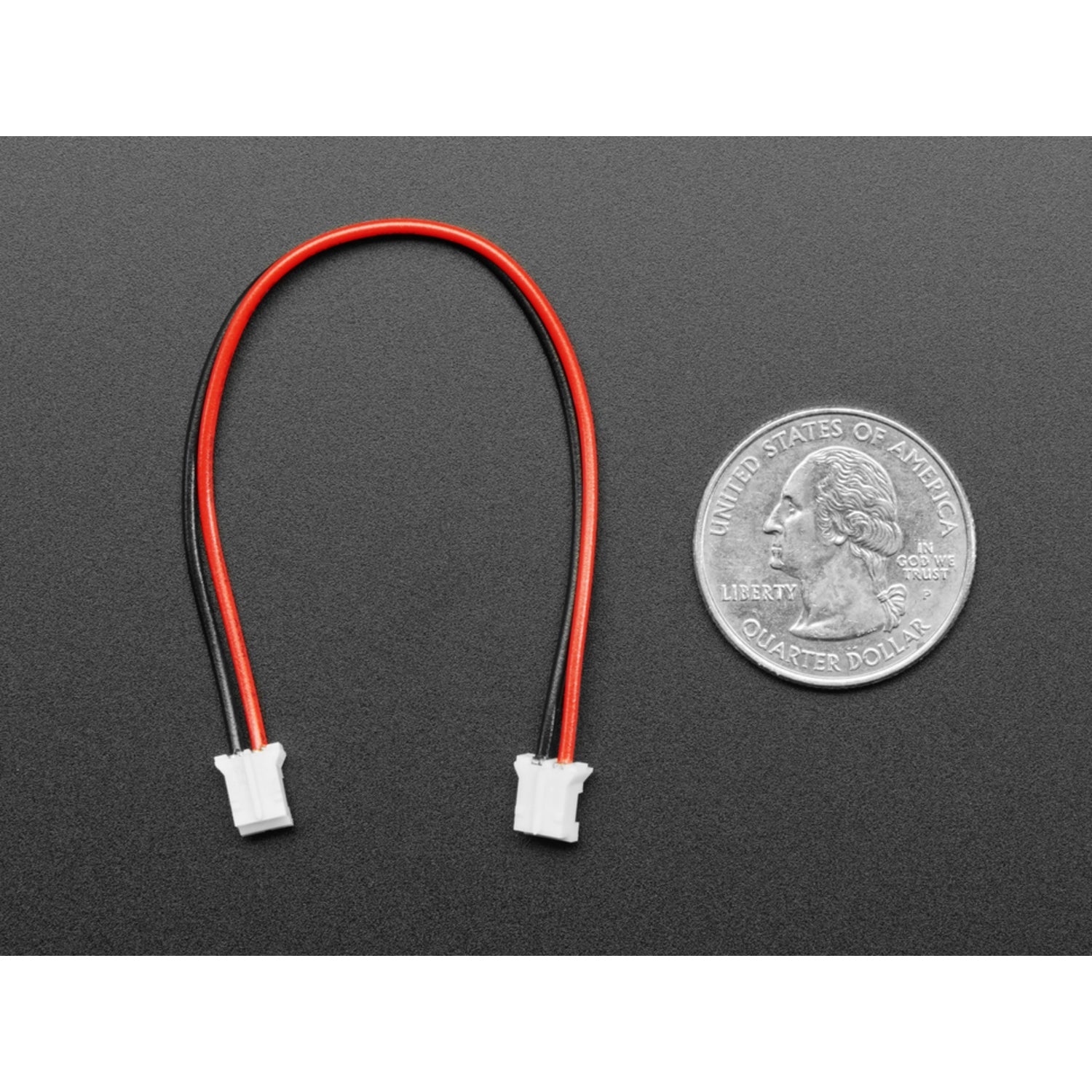 100mm Long JST - PH 2 - pin Color - Coded Jumper Cable