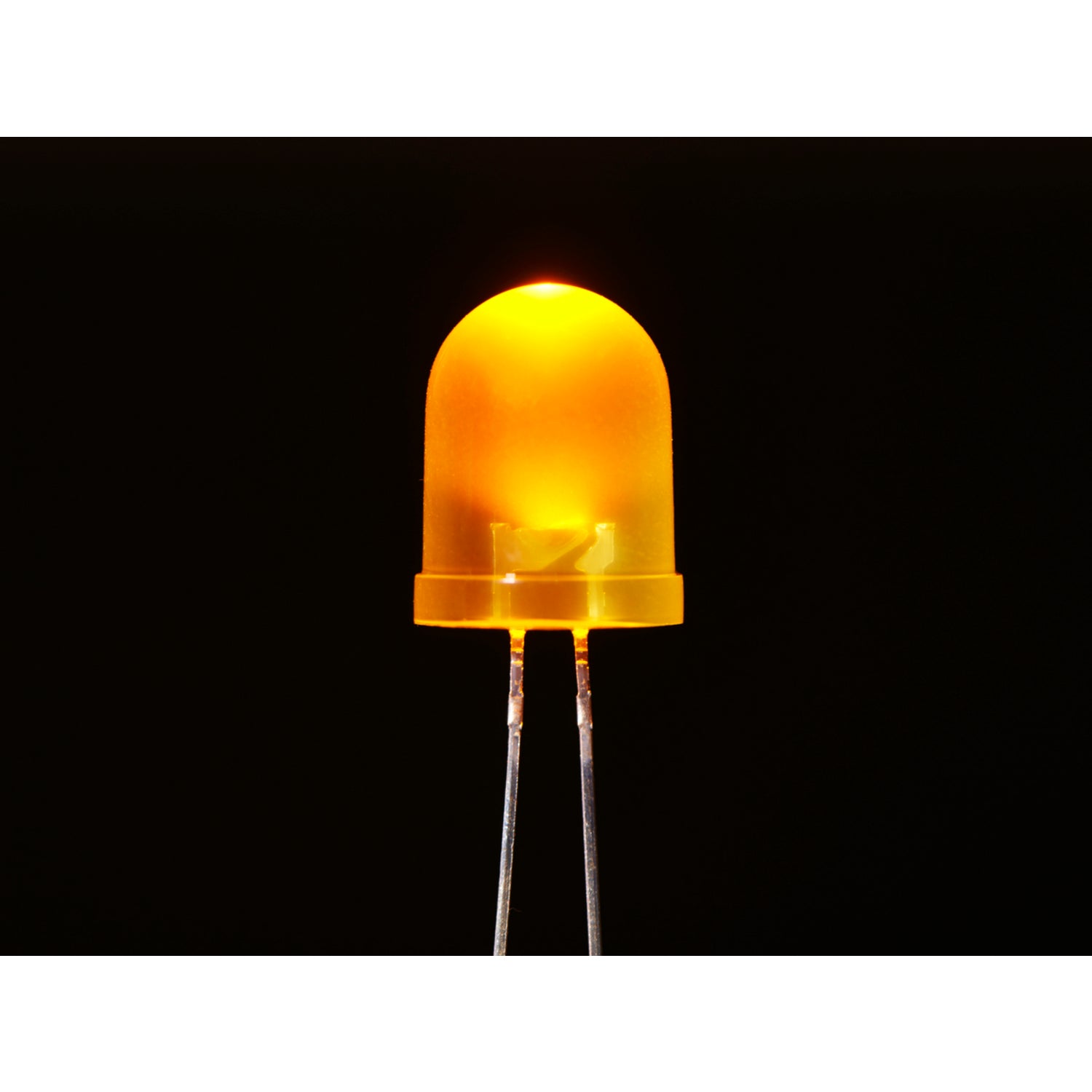 25-Pack 10mm Bright Diffused Yellow LEDs for Daytime Visibility