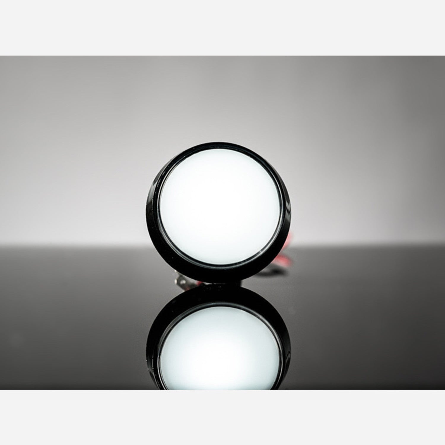 60mm White Large Arcade Button with Optional LED