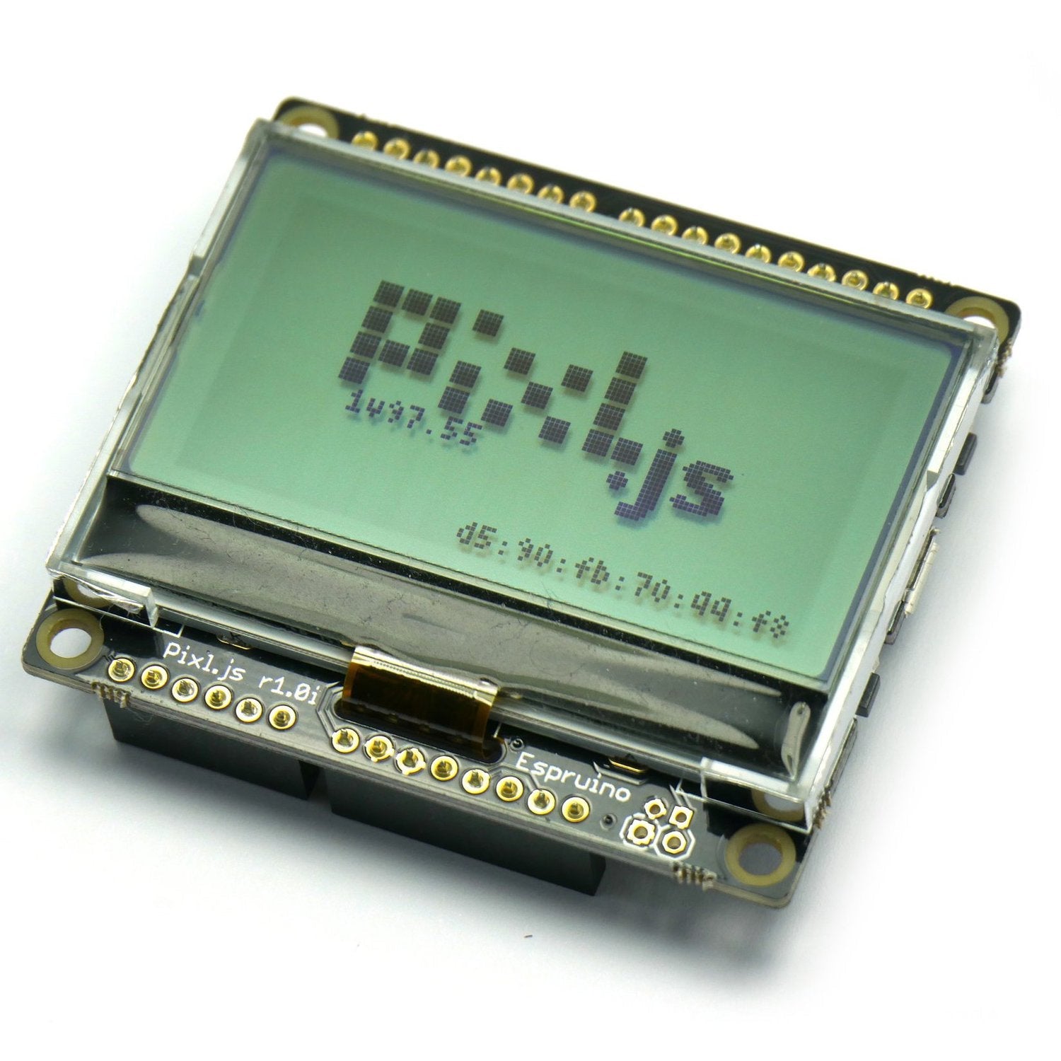 Espruino Pixl.js Smart LCD Device with Bluetooth LE Functionality