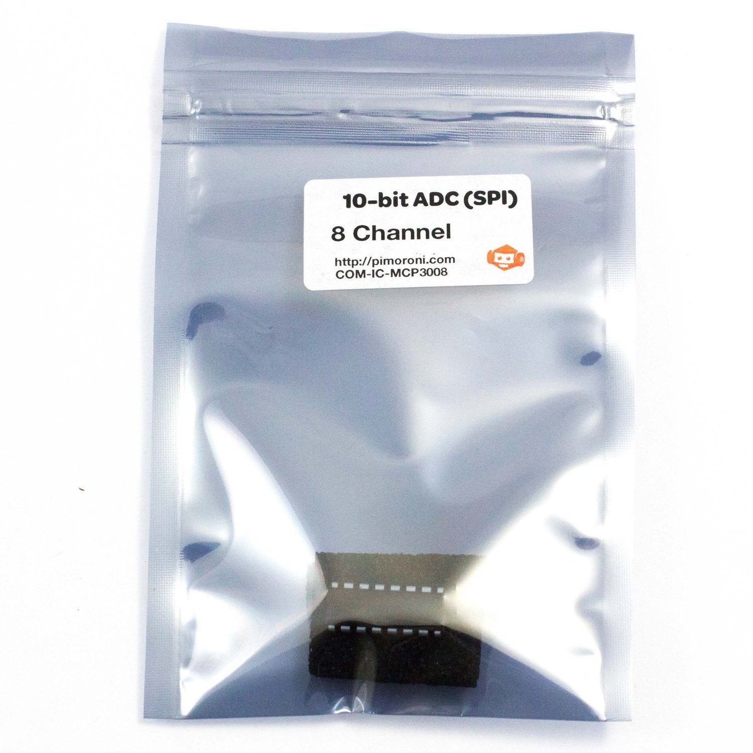 8-Channel 10-bit ADC with SPI Interface for Easy Raspberry Pi Integration