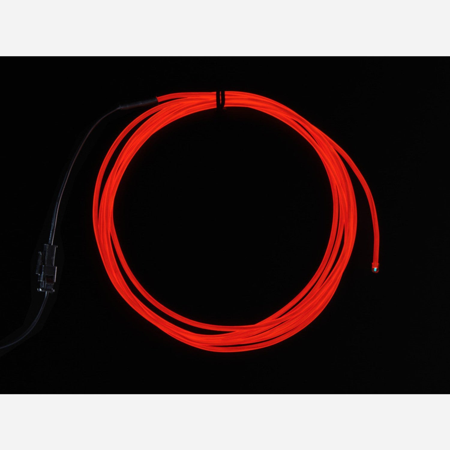 2.5-Meter High-Brightness, Long-Lasting Red Electroluminescent (EL) Wire