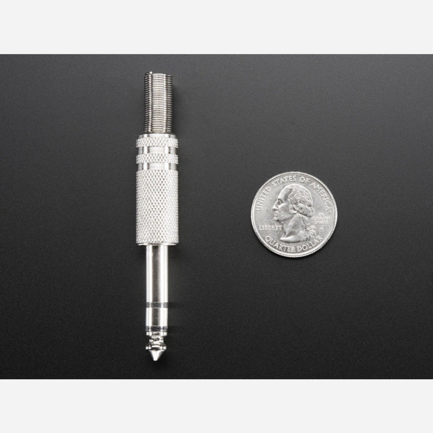 Durable 1/4 (6.35mm) DIY Metal Stereo Audio Plug for Heavy - Duty Use