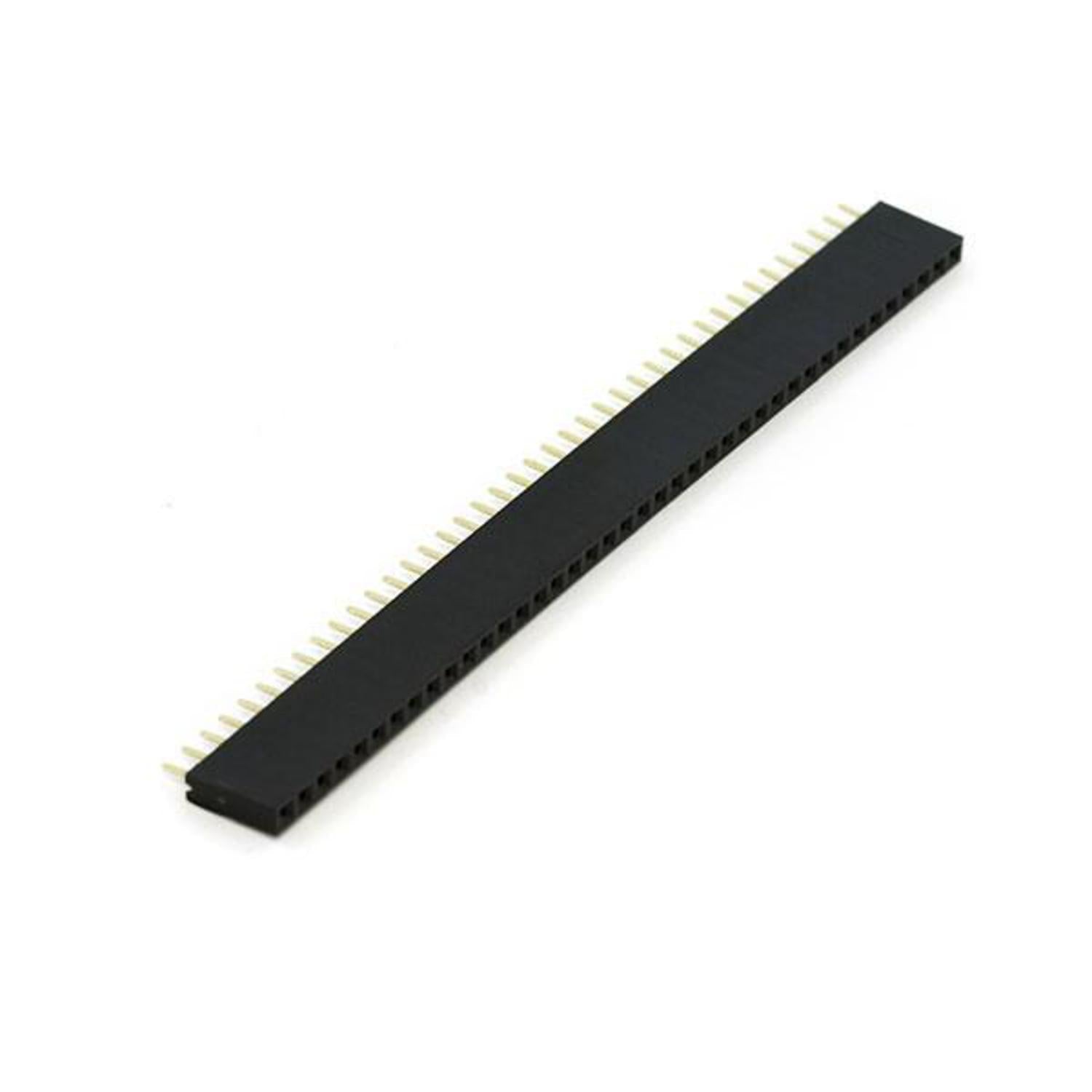 40-Pin Single Row Square Female Headers for Easy Customization