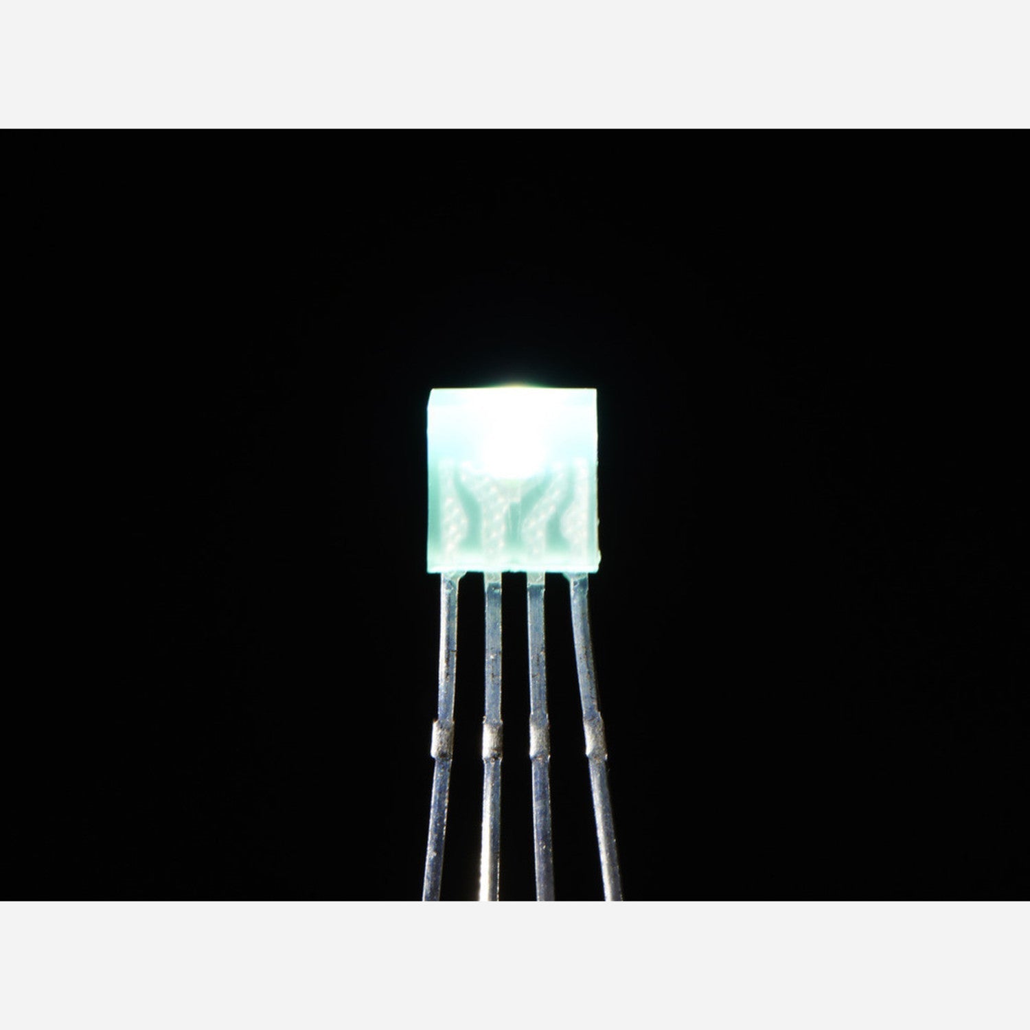 10-Pack Diffused 5mm Rectangular RGB LEDs for Colorful Lighting