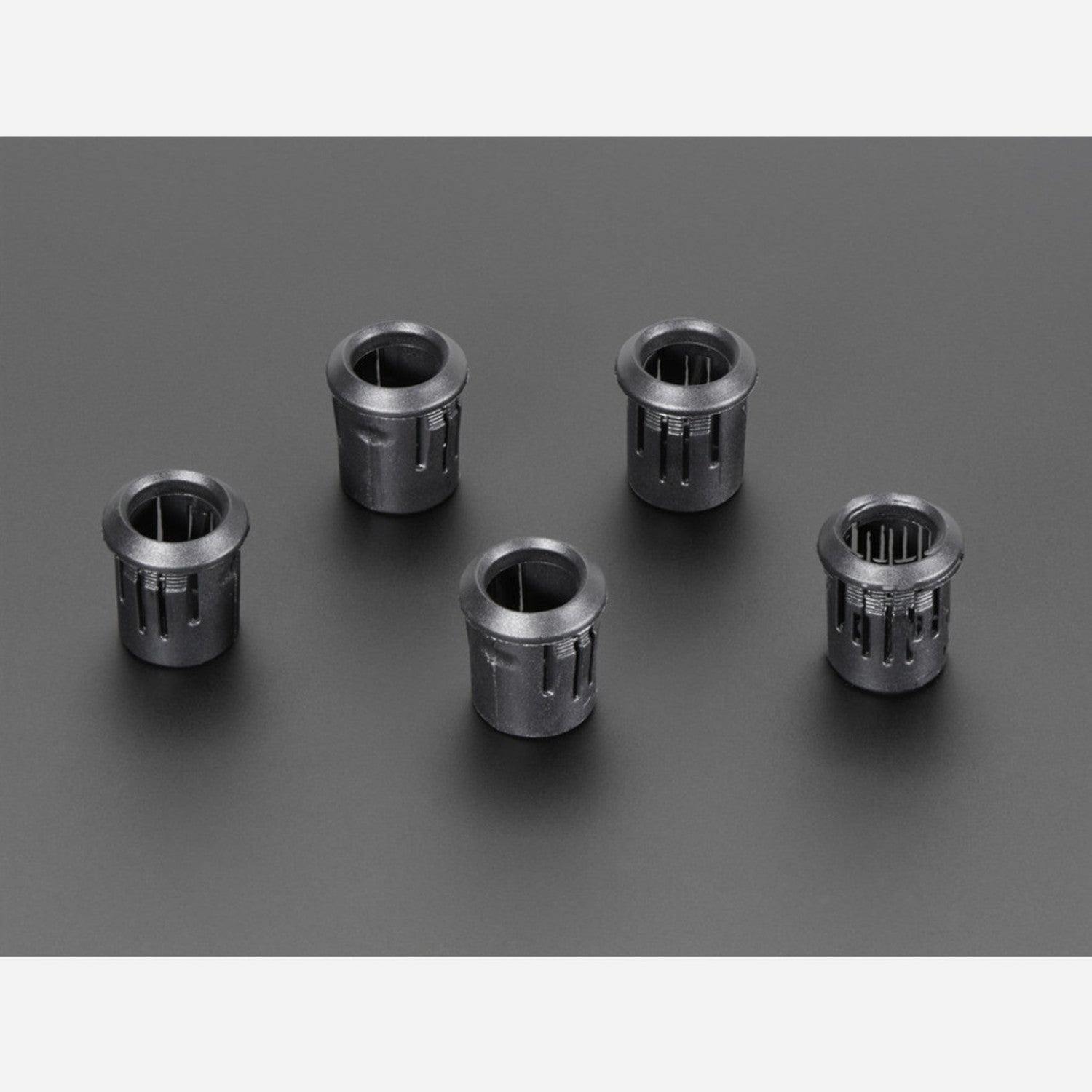 Pack of 5 High - Quality 10mm Plastic Beveled LED Holders for Secure LED Installation