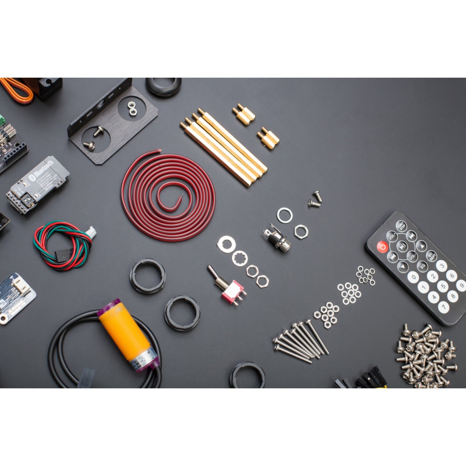 DIY Android-Compatible Remote Control Robot Building Kit for Hobbyists and Enthusiasts