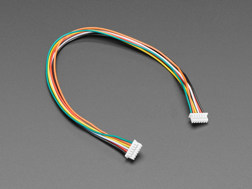 20cm Long 1:1 6-pin Cable with 1.25mm Pitch, Ultra-slim Design