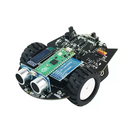 Adorable Educational Robot Car for Raspberry Pi Pico with MicroPython Programming Support
