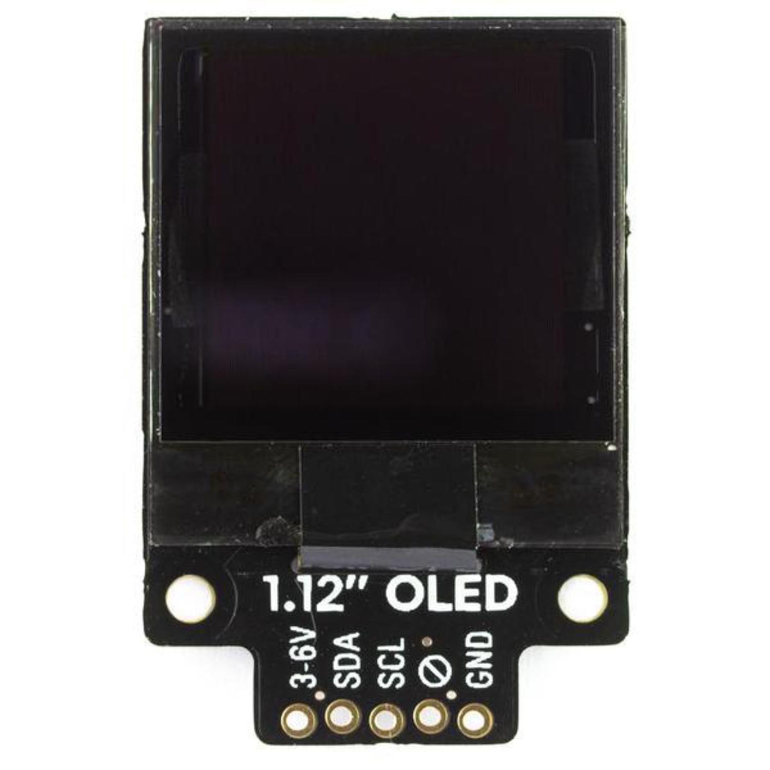 1.12 - inch Monochrome OLED (128x128, White/Black) Breakout Board for Raspberry Pi and Arduino Projects