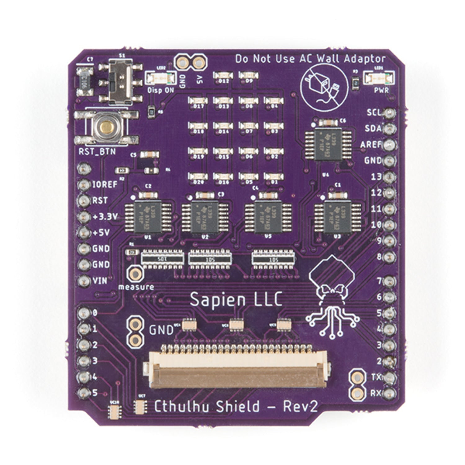 Open - Source Cthulhu Sensory Substitution and Augmentation Shield for Arduino