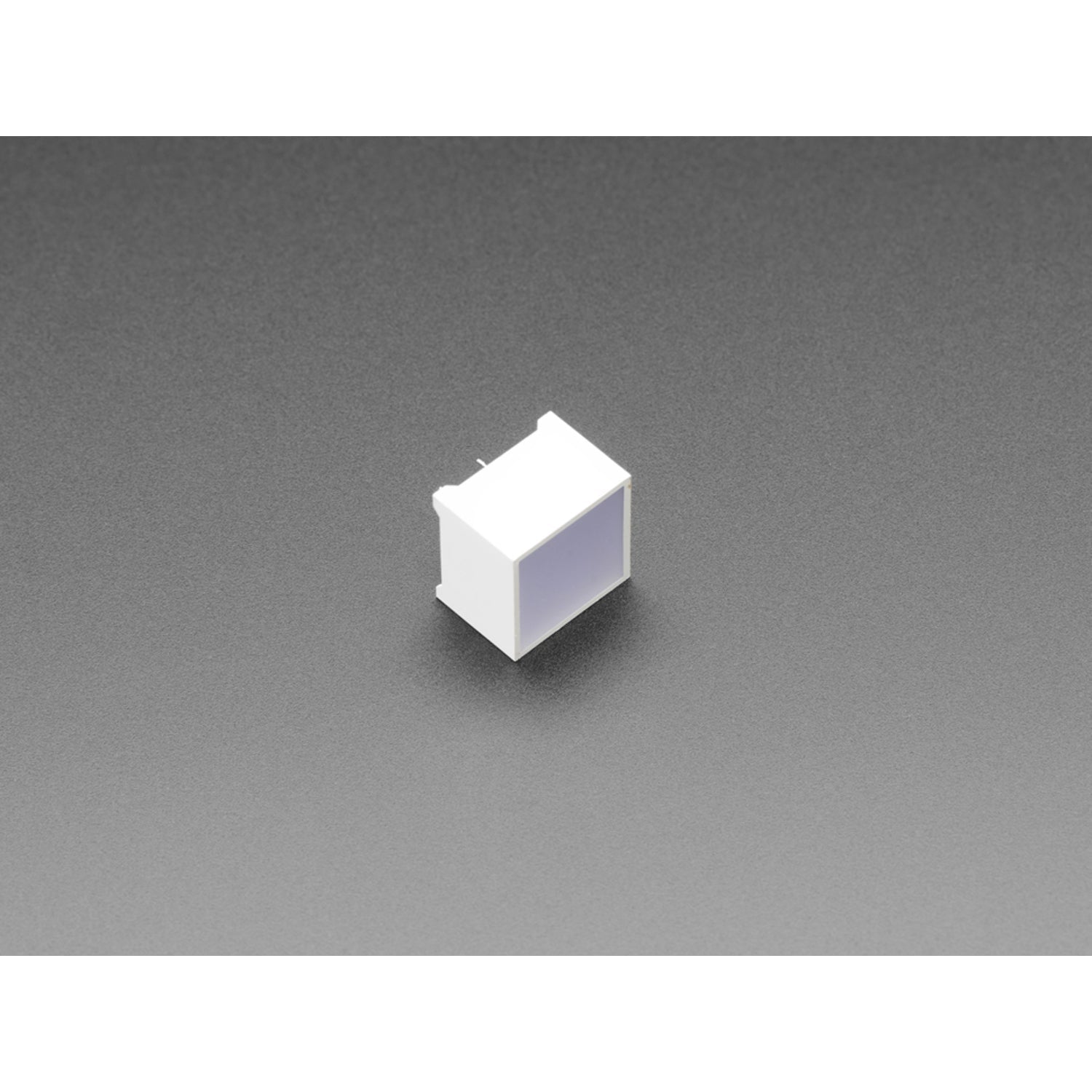 15mm Square Diffused Blue LED - Super Large Indicator