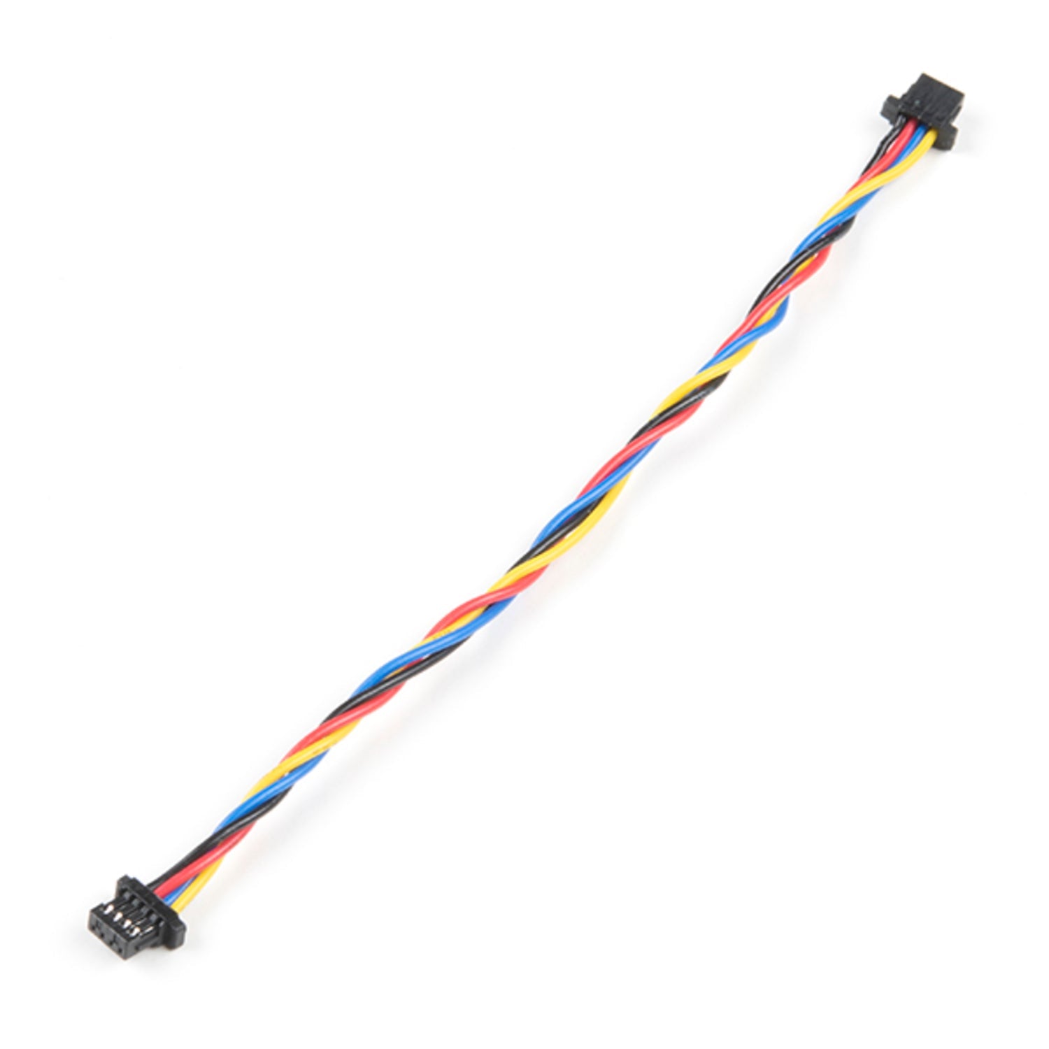 100mm Long Flexible Qwiic Connecting Cable for Qwiic Enabled Components
