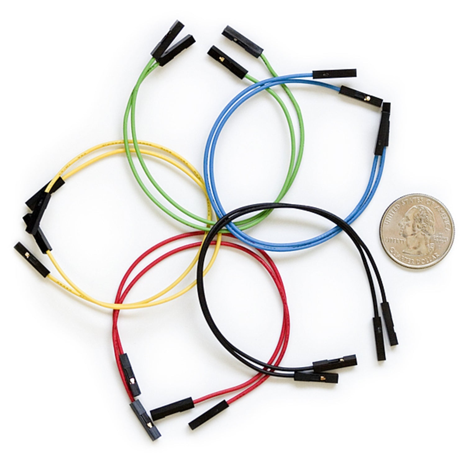Premium 155mm Female-to-Female Jumper Wires - Pack of 50