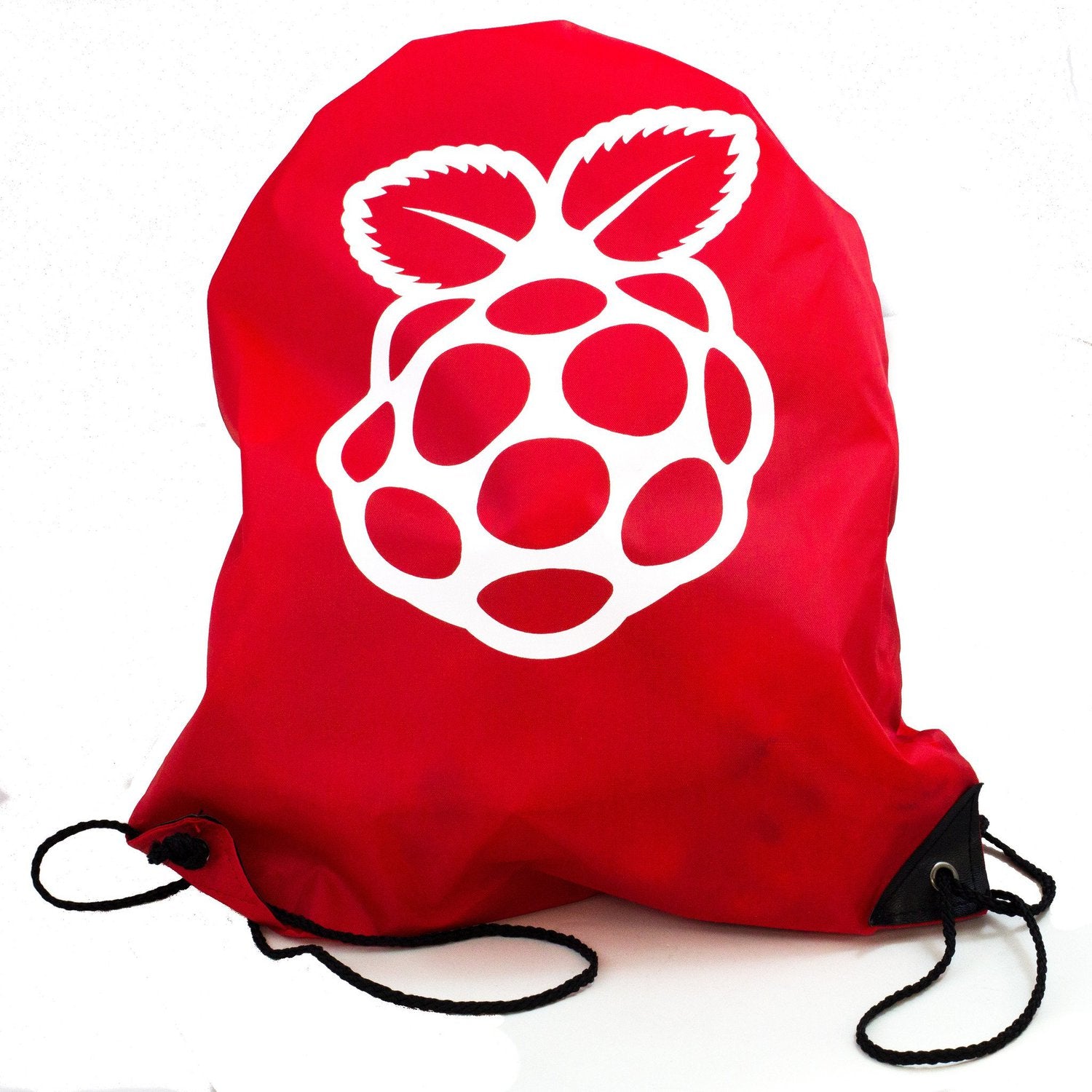 Vibrant Red Drawstring Bag with Large Capacity for Various Uses