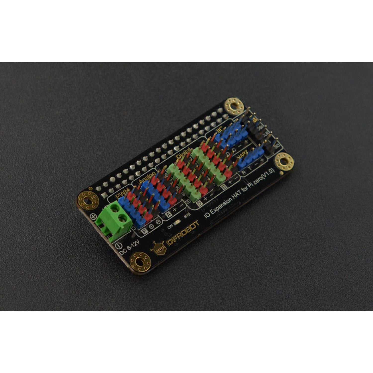 Compact IO Expansion HAT for Raspberry Pi Zero/Zero W with Multiple Ports