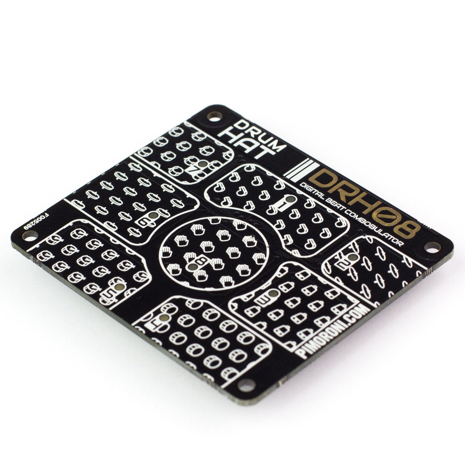 Advanced Capacitive Touch Drum HAT for Raspberry Pi
