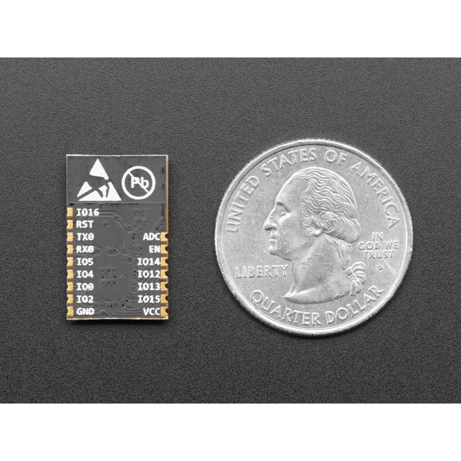 ESP8285 SMT WiFi Microcontroller Module - ESP8266 Variant with 1MB Built-in FLASH Memory - ESP-M2