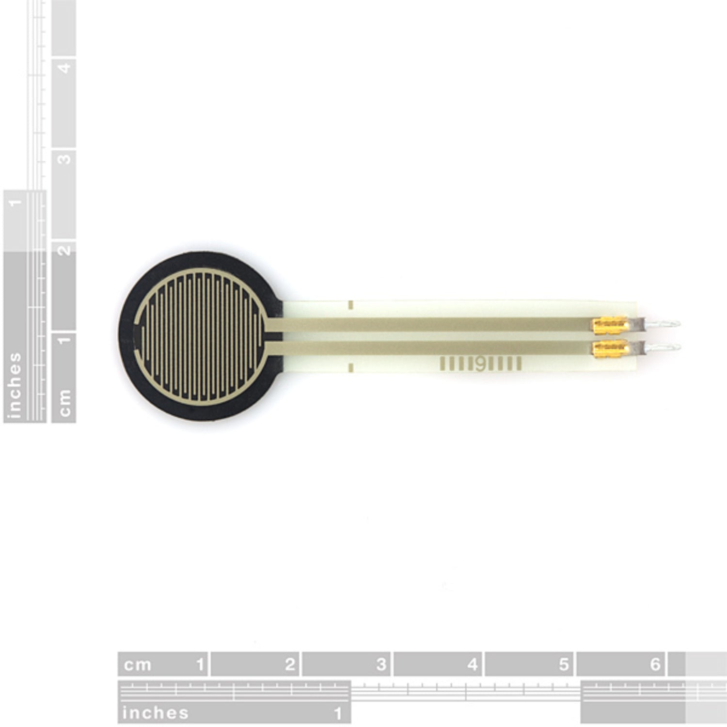 0.5 - Inch Diameter Round Force Sensitive Resistor for Pressure Sensing