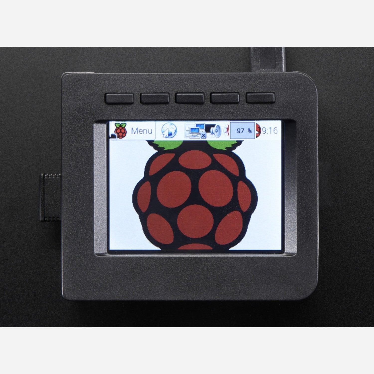 Stylish Faceplate and Buttons Pack for 2.4' PiTFT HAT - Raspberry Pi A+