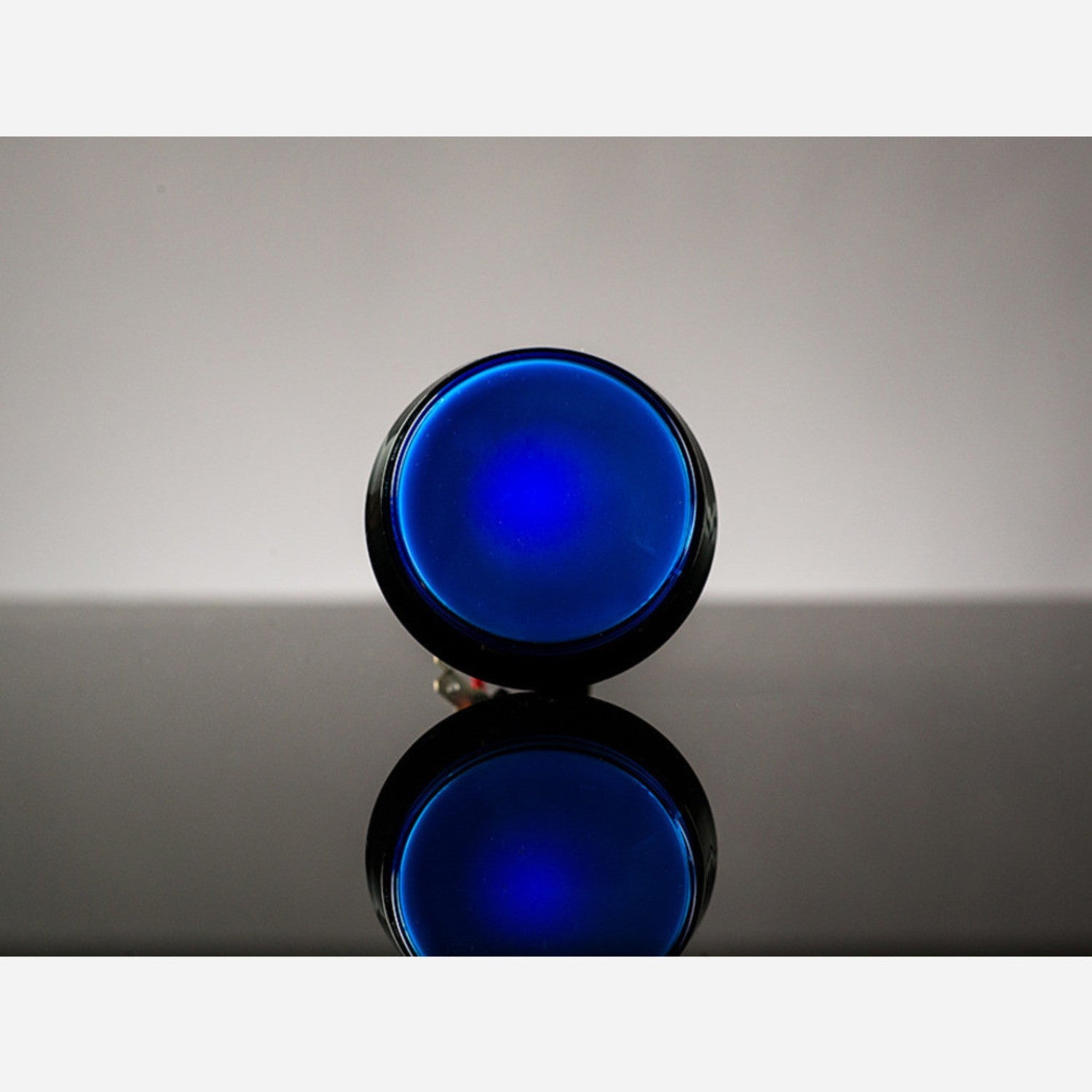 60mm Large-Sized Arcade Gaming Button with LED in Blue Color