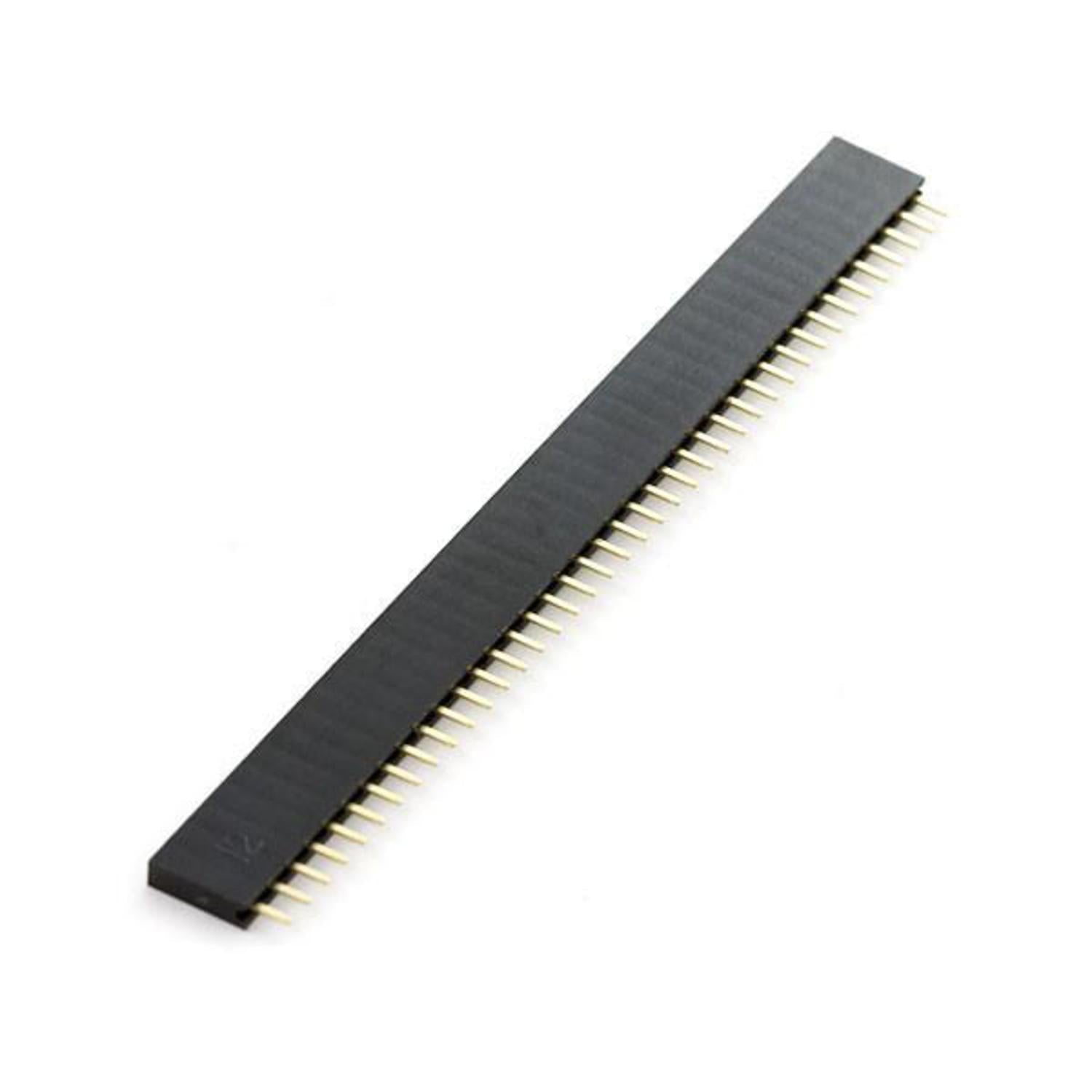 40-Pin Single Row Square Female Headers for Easy Customization