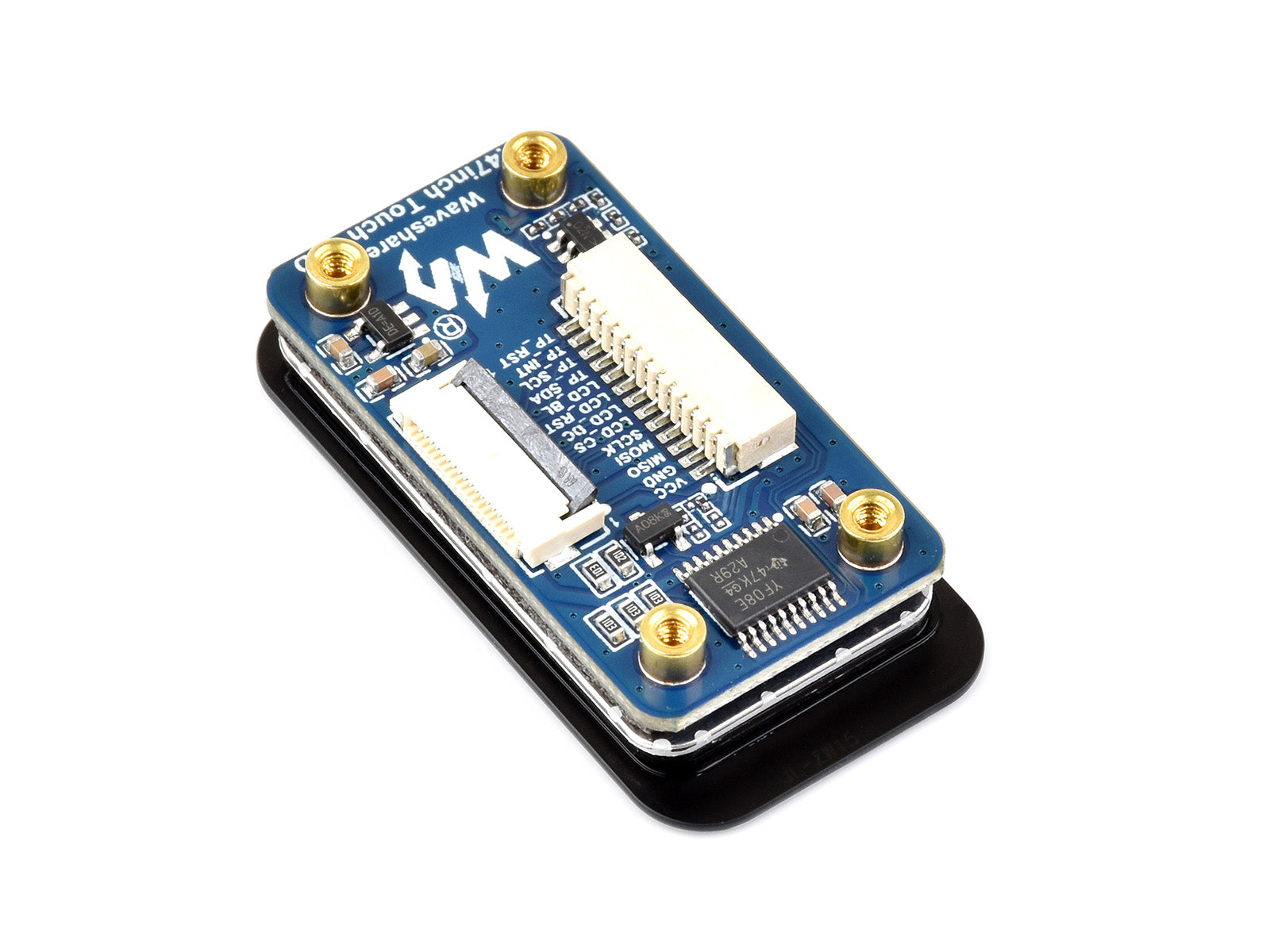 1.47-Inch LCD Touch Display Module with 172x320 IPS Resolution, SPI/I2C Interface, and 262K Color Capability for Embedded Projects
