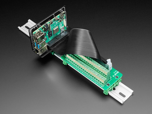 Versatile Aluminum DIN Rail Mount Bracket for Popular Microcontrollers and Microcomputers