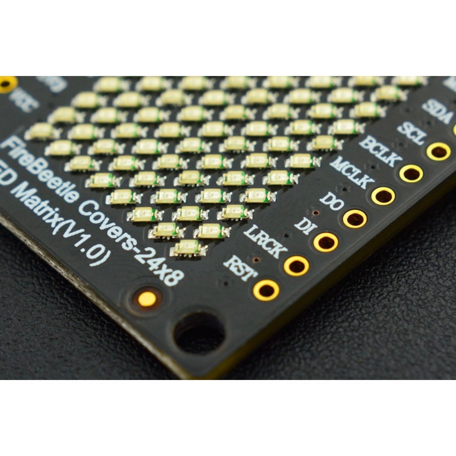 Red 24x8 LED Matrix FireBeetle Covers for Low - power IoT