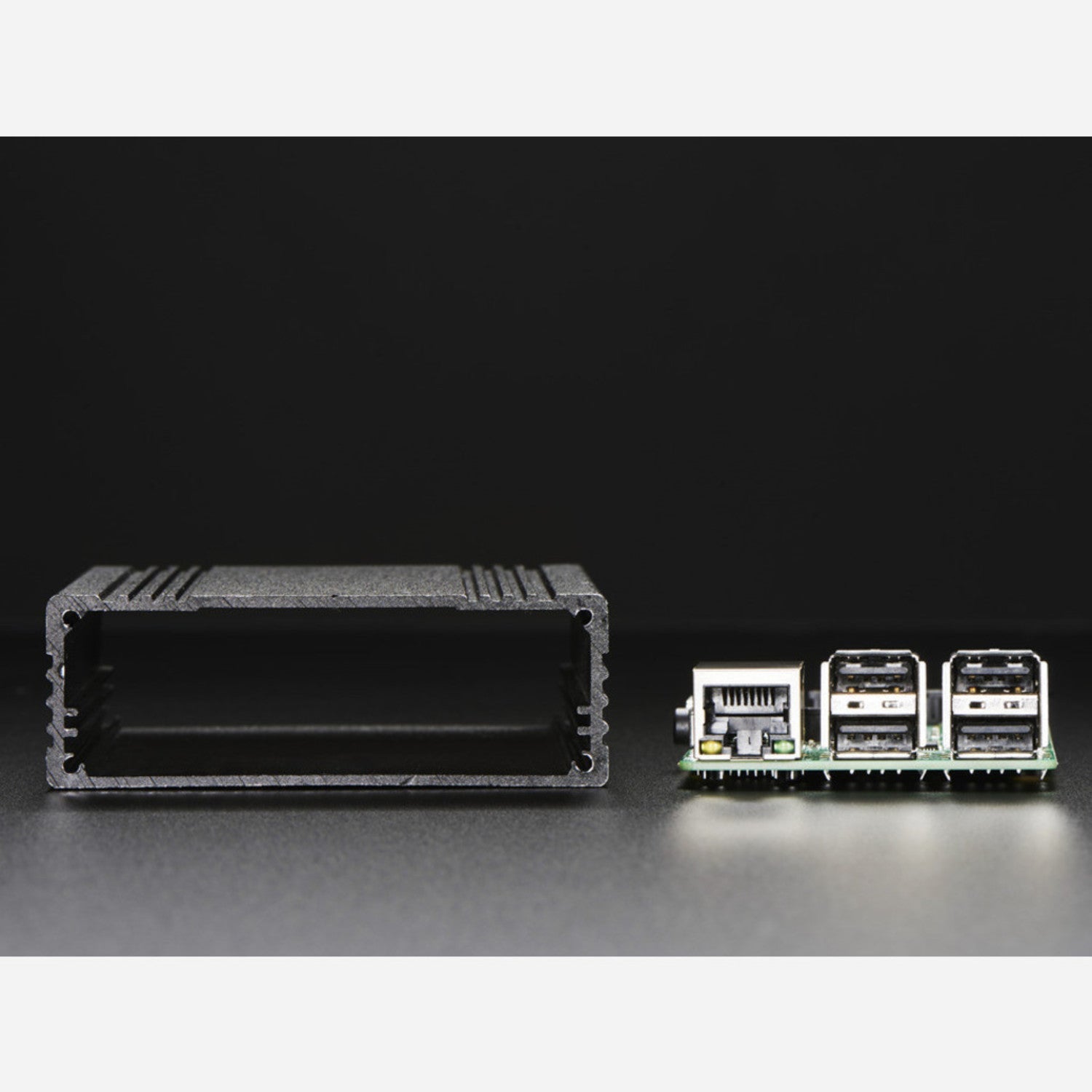 Durable Extruded Anodized Aluminum Enclosure Box - Dimensions: 94mm x 83mm x 30mm