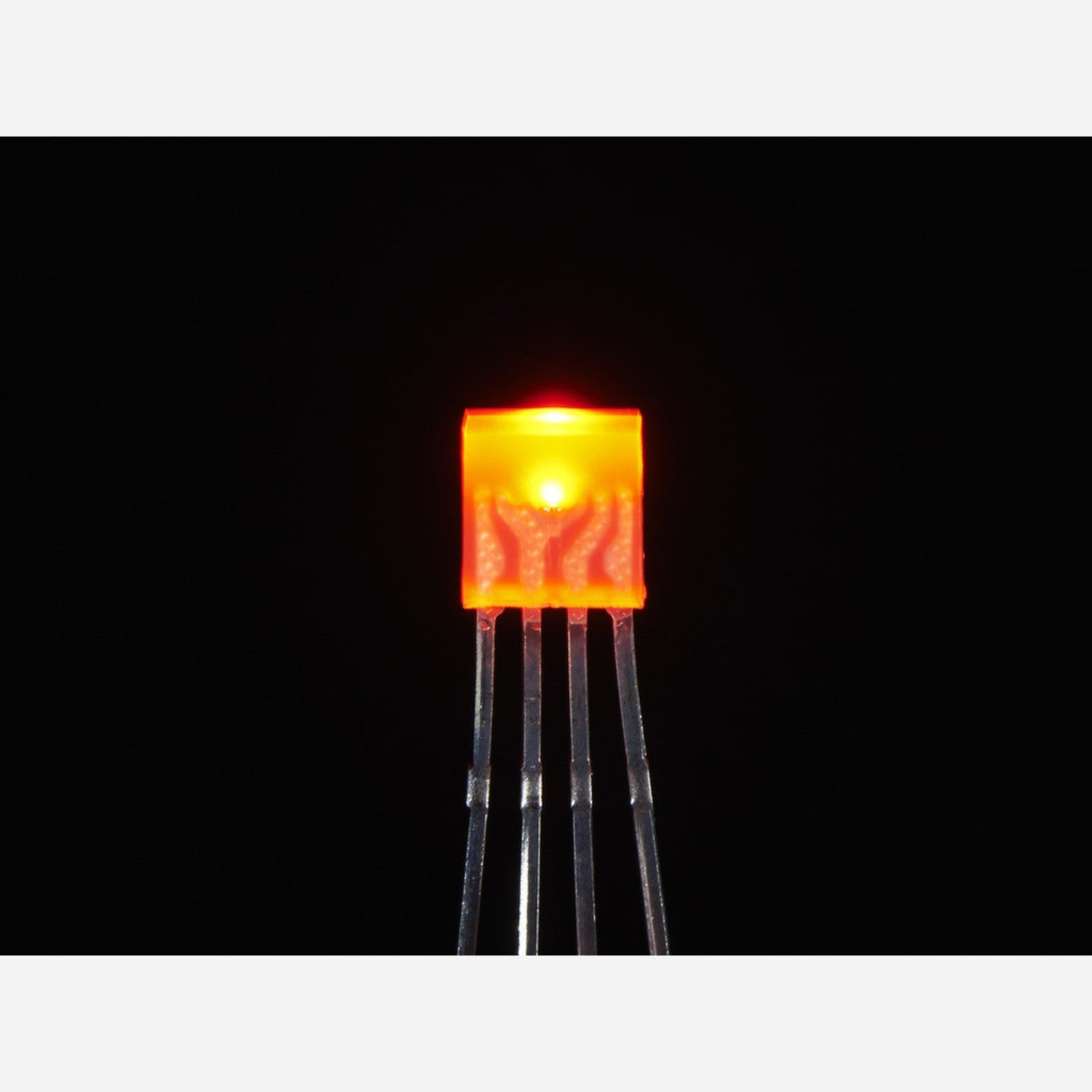 10-Pack Diffused 5mm Rectangular RGB LEDs for Colorful Lighting
