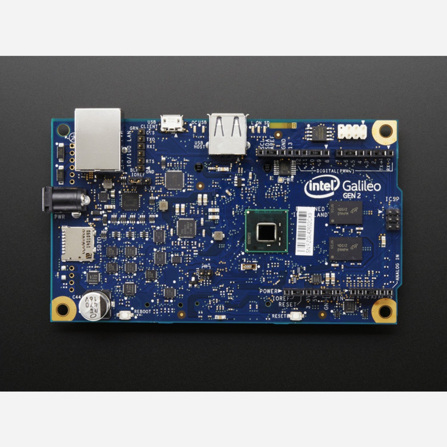 Second Generation Intel® Galileo Arduino - Certified Development Board (Gen 2)