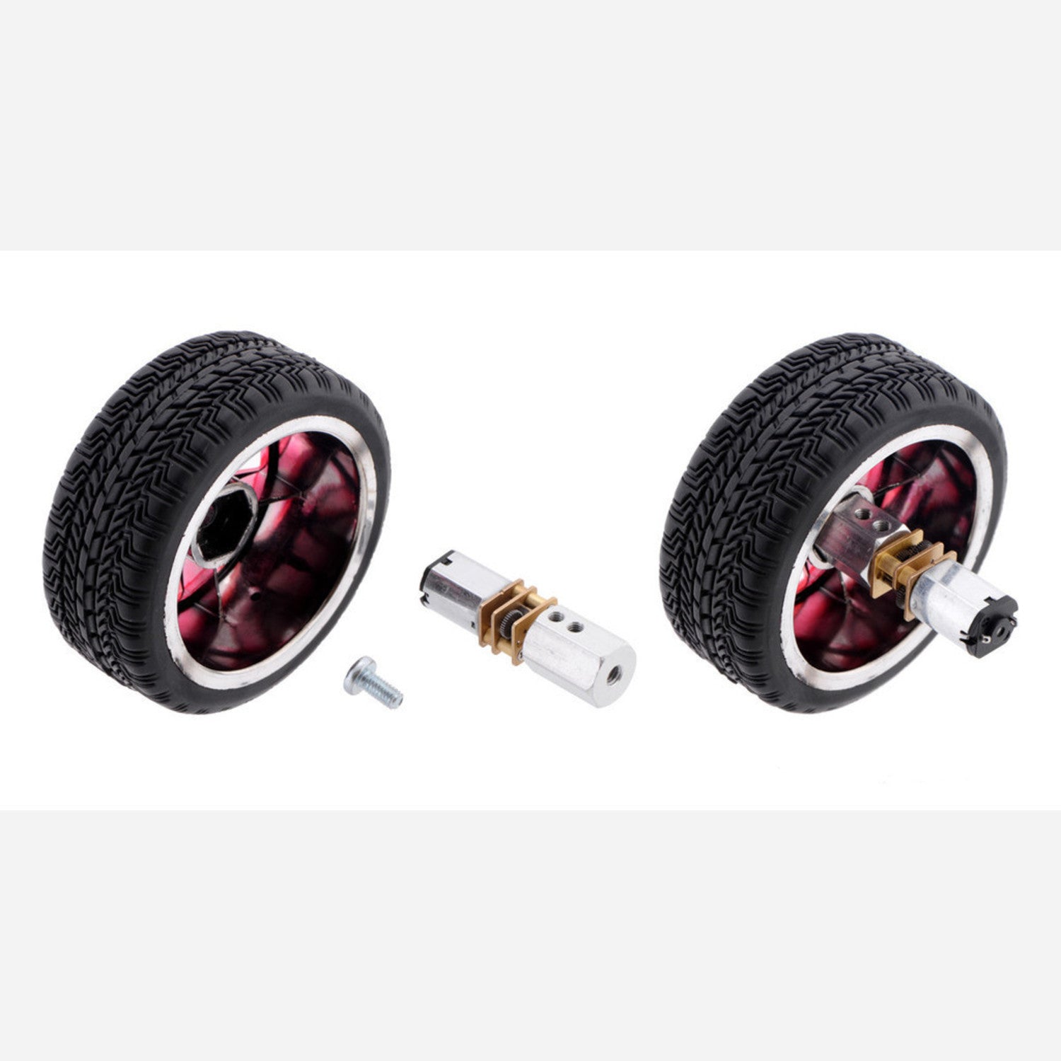 2-Pack of 12mm Hexagonal Wheel Adapters Specifically Designed for 3mm Shafts in Hobby RC Applications