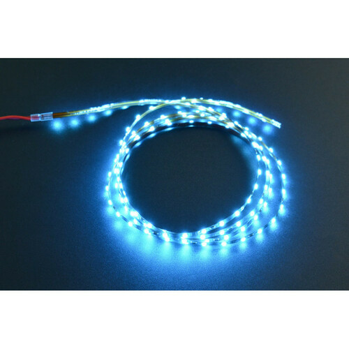 12V Ice Blue Flexible LED Strip with 120 LEDs per Meter
