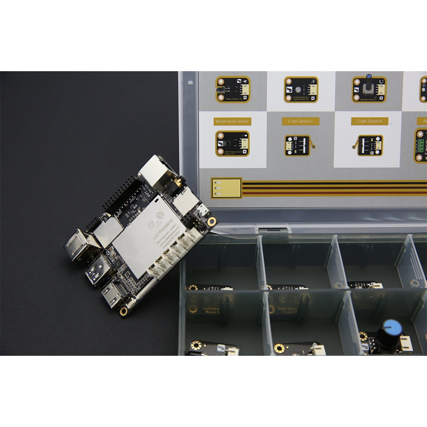 LattePanda-Compatible Gravity Starter Sensor Set for Physical Computing Experiments