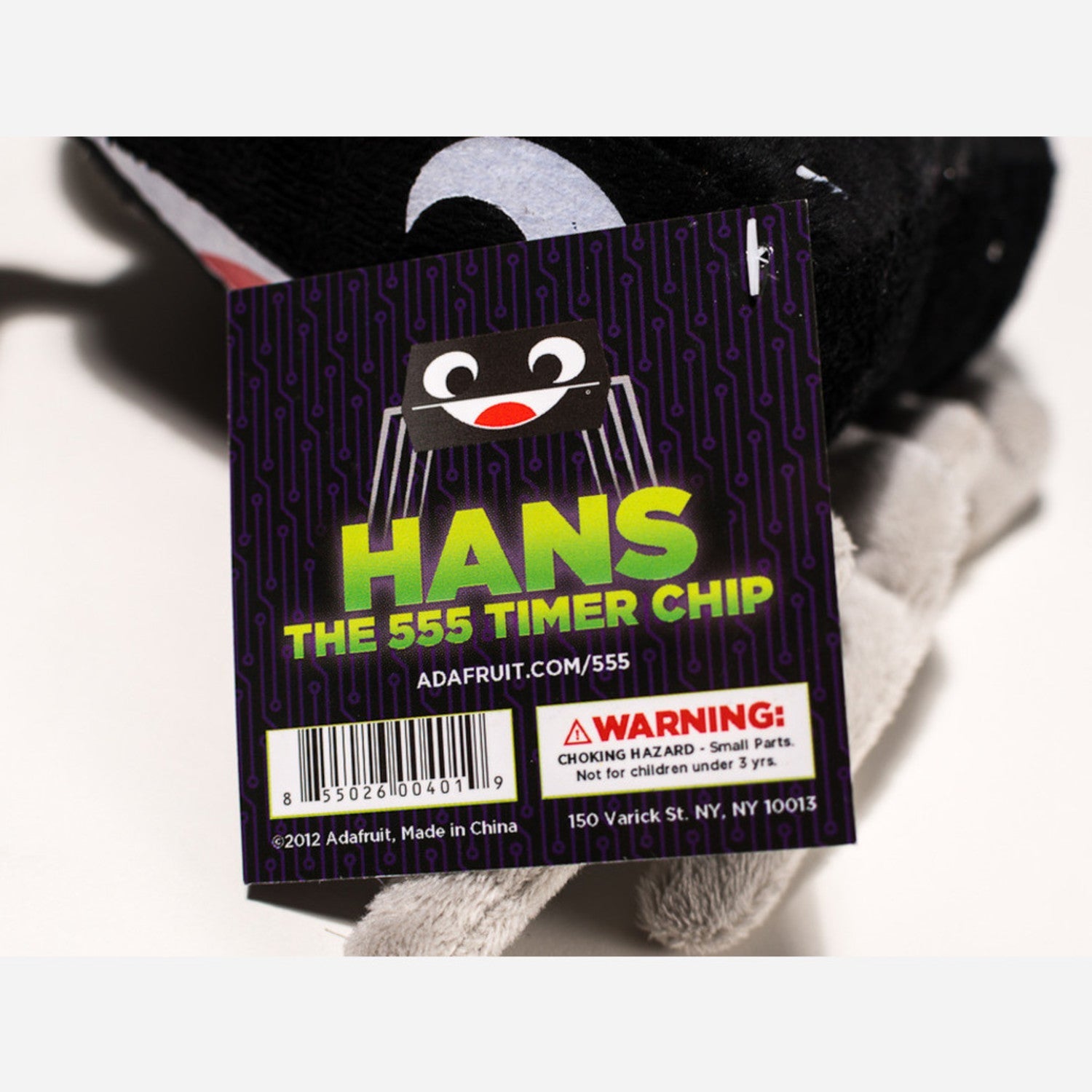 Hans 555 Timer Integrated Circuit - Circuit Playground Plush Toy for Electronics Enthusiasts